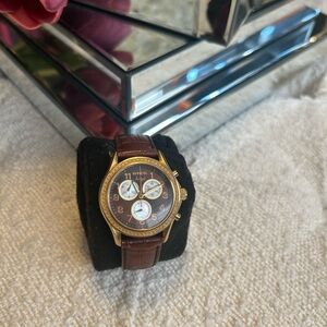 Invicta Gold and Brown Women's Watch